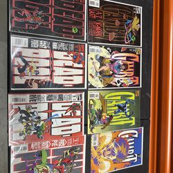 Deadpool and gambit comic books