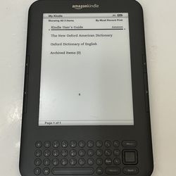 Amazon Kindle 3rd Generation with Keyboard -$20