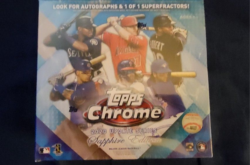 2020 Topps Chrome Update Sapphire Edition Box