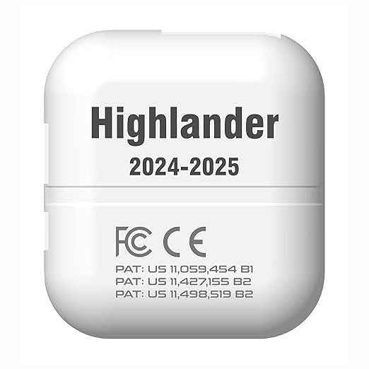 Protect-X 2024 2025 Toyota Highlander Plug & Play Smart Sensor System, Warn Away Protection of Wheels Theft, Catalytic Converter Theft, Window Break