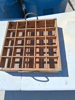 Antique 25 Bottle Wooden Carrier