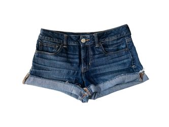 American Eagle Super Stretch Dark Wash Shorts Women’s Size 8