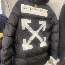 off White Bubble Coat