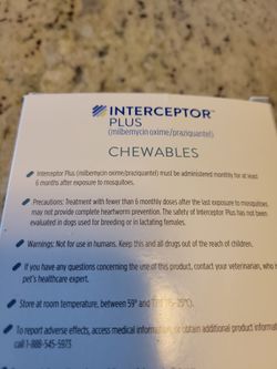 Interceptor HEARTWORM FOR DOGS 