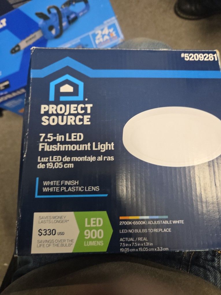 Project Source 7.5 Led Flush Mount 900 Lumens