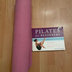 Pilates Book And Yoga Mat