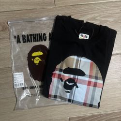 Bathing Bape Burberry Shirt