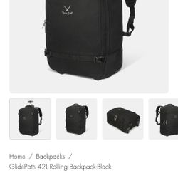 New Hynes Eagle 42L Backpack With Wheels