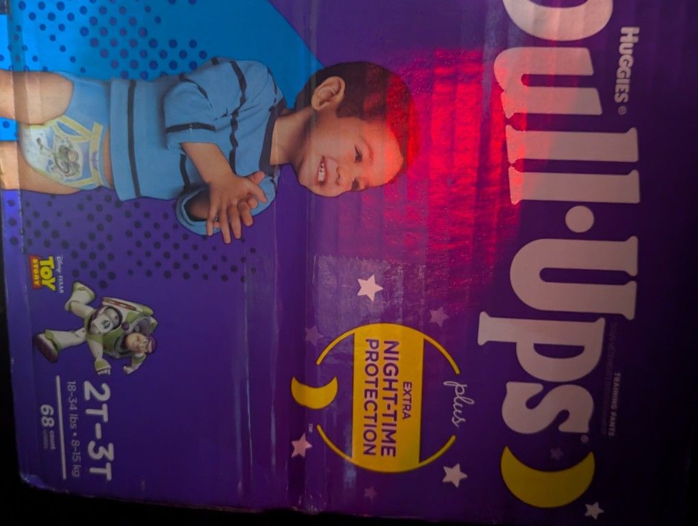 2t-3t Huggies Pull Ups Night Time 68ct (Boys)