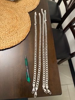 Sterling silver men’s necklace. Cadenas de plata para hombre.