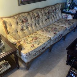 Antique Couch and Chair 