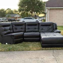 Leather Sofa 