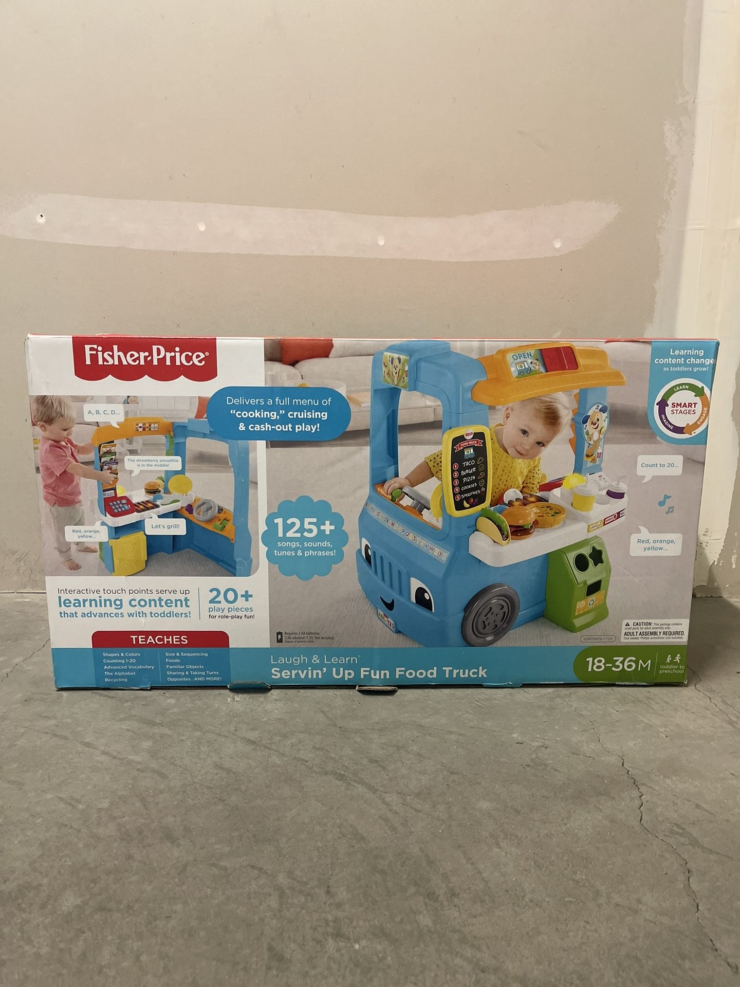 Brand New Fisher Price Laugh And Learn Servin Up Fun Food Truck