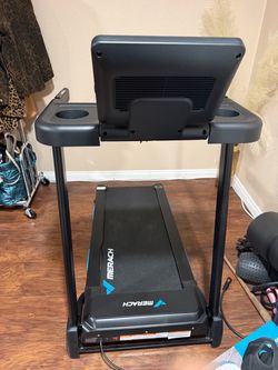 MERACH - Incline Treadmill 0.5-7.5MPH 2.5HP Brushless Double Deck Incline Folding Treadmill LED Display with APP - Black