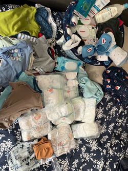 Baby Boy Bundle – Clothes, Diapers & Essentials