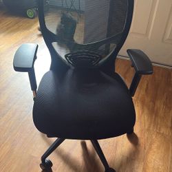 Chair , Adjustable , Arm Rests , On Rollers 