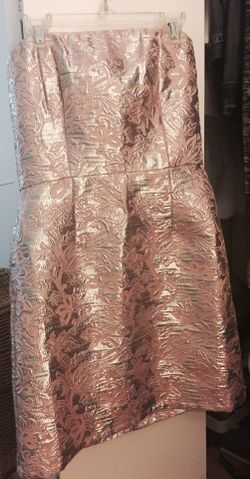 Pink woven dress