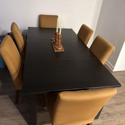 Large Extendable Dining Table