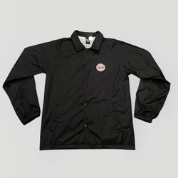 Jacks Surfboards vintage black windbreaker outdoor wear jacket Size Youth Large 