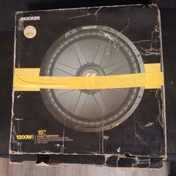 Kicker 1200w 15in Comps Subwoofer