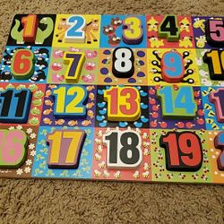 Melissa and Doug CHUNKY PUZZLE , JUMBO NUMBERS