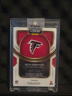 Bijan Robinson 2023 Panini Select Prizm Auto Relic /199