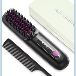 Wireless Hair Straightener Brush