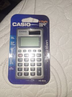 Casio HS-8VA Pocket Calculator