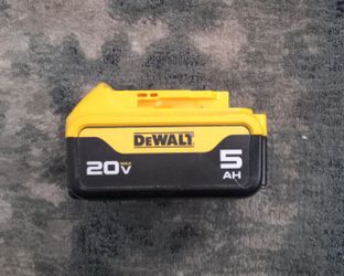 Dewalt 20v Battery 5.0 NEW $60
