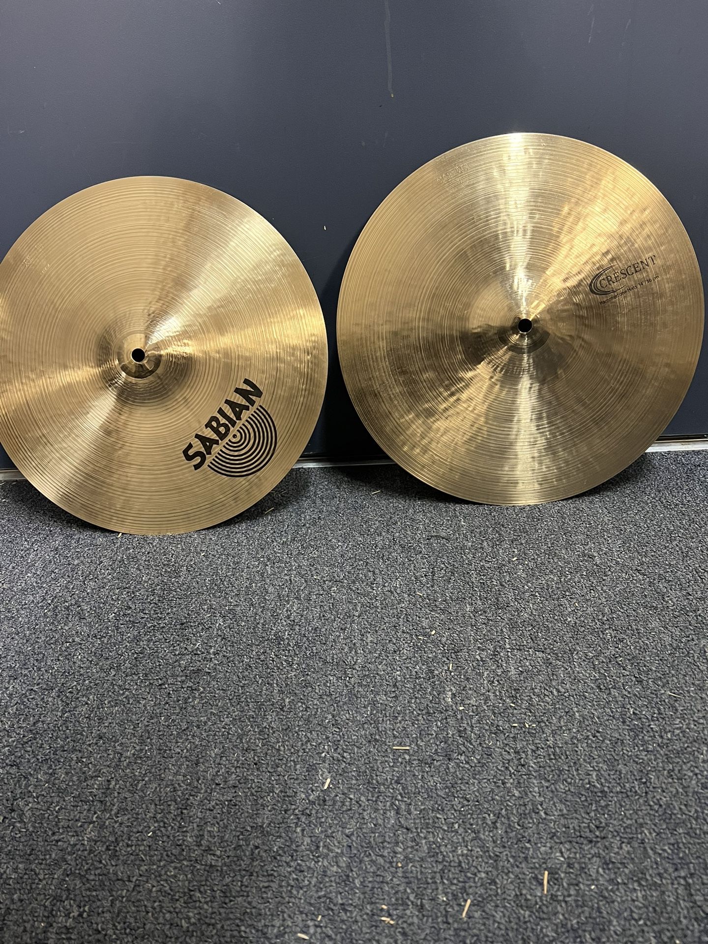 Sabian Crescent Hammertone 14” Hi Hat Cymbals 