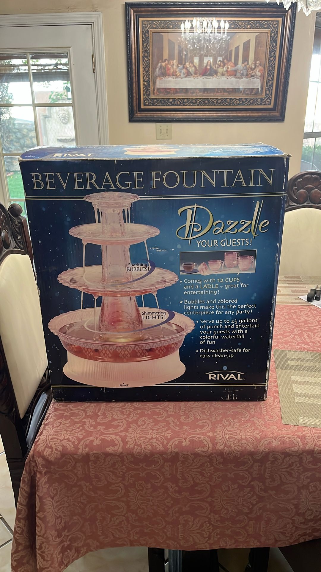 Beverage Fountains With Lights Ideal For Quinceañera ‘s