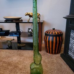 Antique Elephant Wine Bottle 
