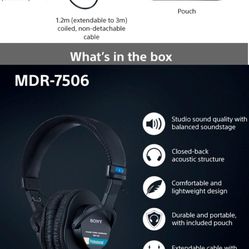 SONY Professional Studio Headphones