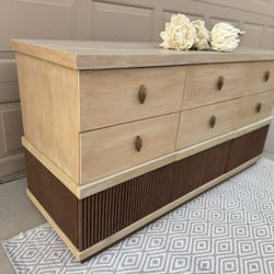 Vintage Wood 9 Drawer Dresser