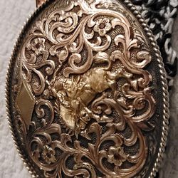 Edward H. Bohlin 14k sterling Gold Belt