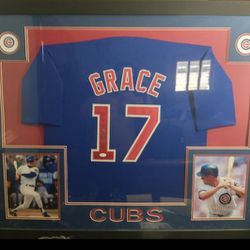 Gracie Autographed Frame Jersey Comes With COA