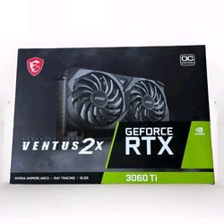 MSI GeForce RTX 3060 Ti VENTUS 2X 8G OCV1 LHR 8GB GDDR6 Video Card (G306TV2X8CL)
