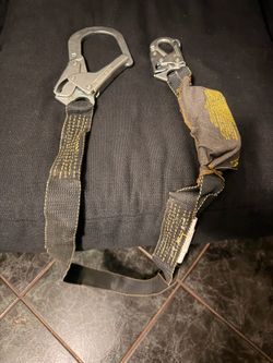 Fall Protection Safety Lanyard with Shock Absorber