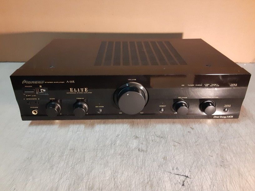 Pioneer Elite A-35R Stereo Amplifier, works