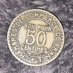 1925 Fifty Centimes