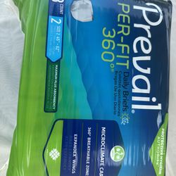 Prevail diapers (360 total)