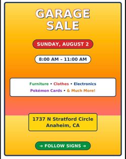 Garage sell