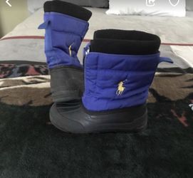 Polo boots, size 6y
