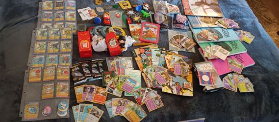 Large box of antique toys ect...