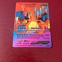 Charizard V Rainbow Foil