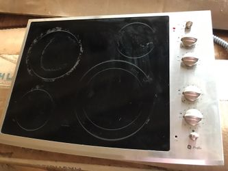 GE profile stainless cooktop