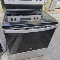 Stainless Steel Glass Top Stove 