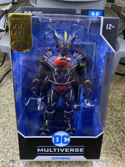 McFARLANE Superman Energized Unchained Armor Gold Label