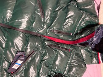 Tommy Hilfiger Green Puffer Jacket
