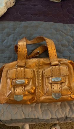 Orange/ Metallic MICHAEL KORS Handbag